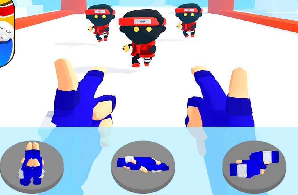 play game Ninja Hands at stickmanhookio.io