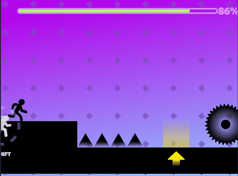 Experience the thrilling Vex Hyper Dash game.